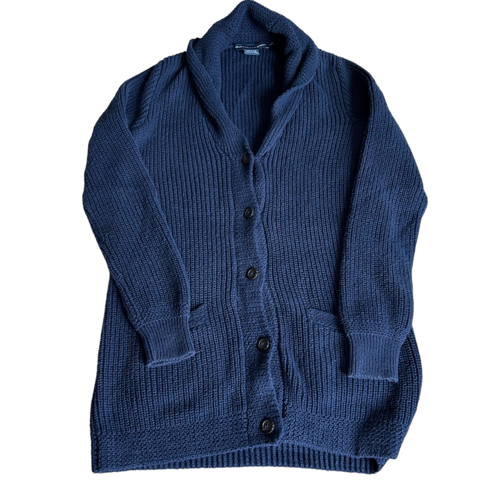 RALPH LAUREN SPORT blue cardigan